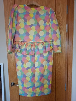 Conjunto mujer lunares multicolor