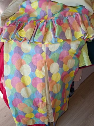 Conjunto mujer lunares multicolor