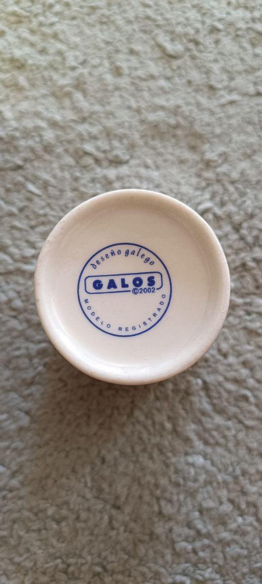 Vasos chupito porcelana Galos (6 uds)