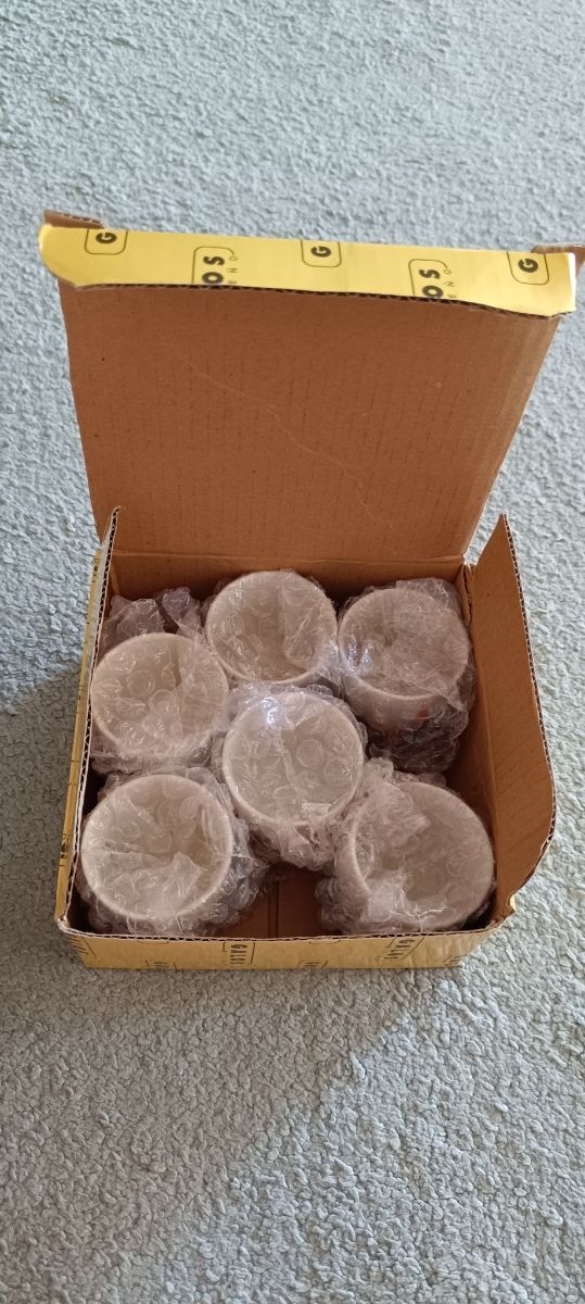 Vasos chupito porcelana Galos (6 uds)