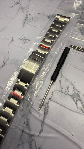 Correa Rolex Oyster Plata