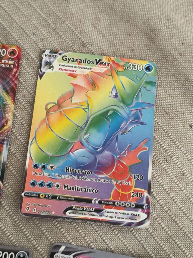 Lote 7 Cartas Pokémon V VMAX