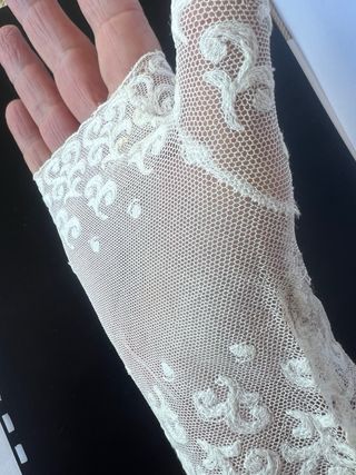 Guantes encaje vintage