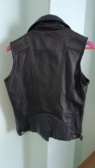 Chaleco de cuero Gipsy Talla M