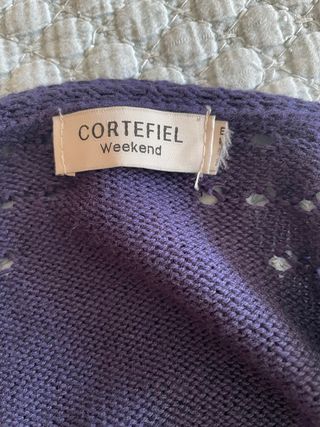 Jersey Cortefiel punto morado