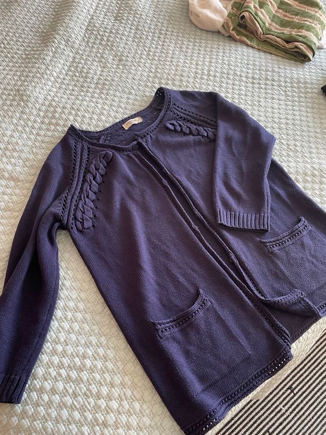 Jersey Cortefiel punto morado