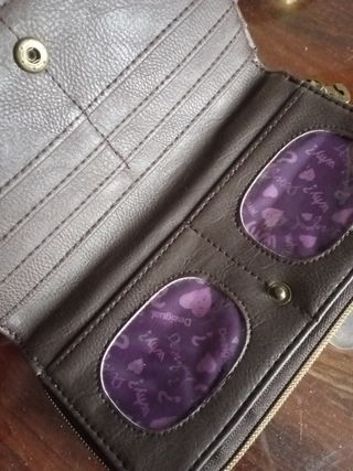 Cartera Desigual floral bordada