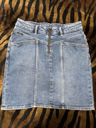 Minifalda Vaquera García Jeans Azul