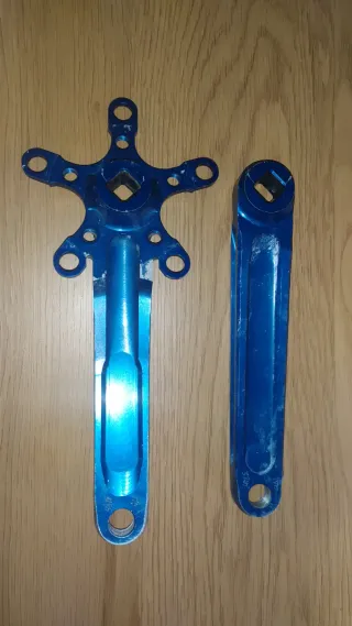 Bielas Race Face Azul Anodizadas