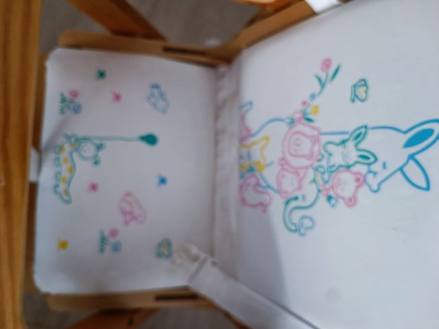 Trona convertible en mesa y silla