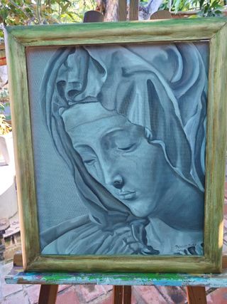 Óleo La Piedad Virgen María