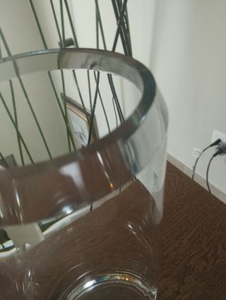 Vaso Moderno Vetro Design Trasparente