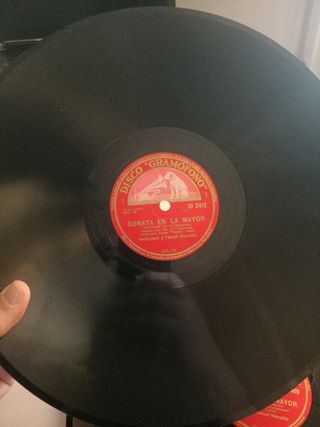 4 Discos Vinilo Sonata en la Mayor Kreutzer 8/8.