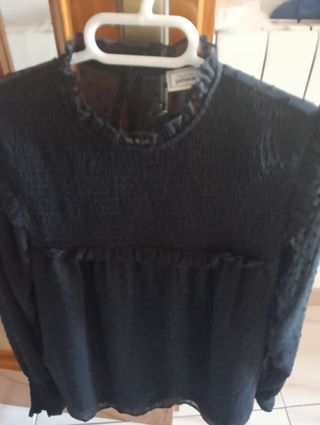 Blusa negra mujer