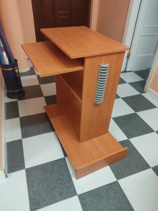 Mesa de ordenador PC de madera