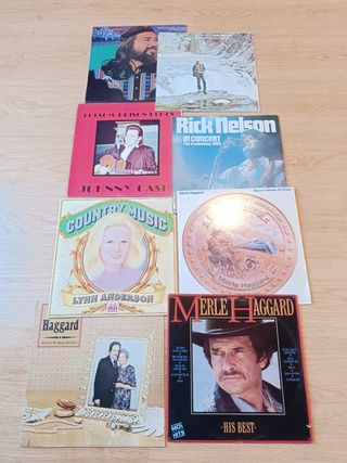 8 LP Country Classic LP vinili
