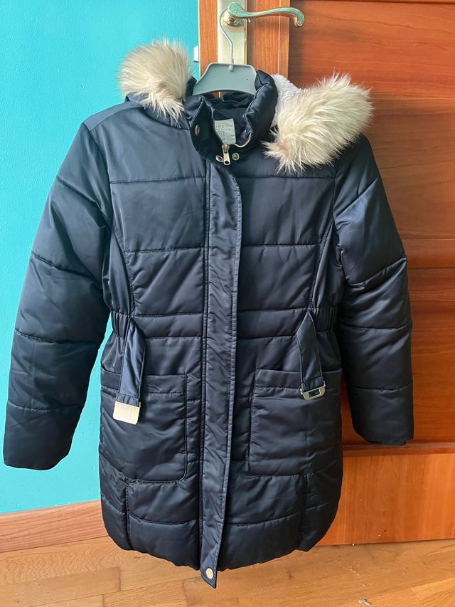 Abrigo niña 152cm/11-12 años azul marino