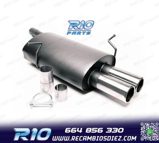 SILENCIOSO ESCAPE PARA BMW SERIE 3 E46 1998-2001 x2