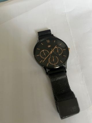 Reloj Parfois Negro Correa Magnética Nuevo