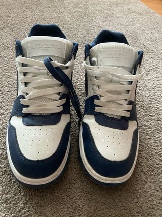 Zapatillas Off-White Azul y Blanco