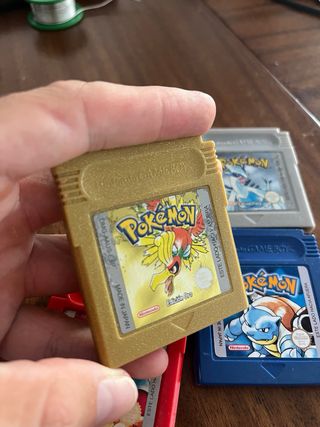 4 Pokémon Game Boy 100% Originales, PILA NUEVA