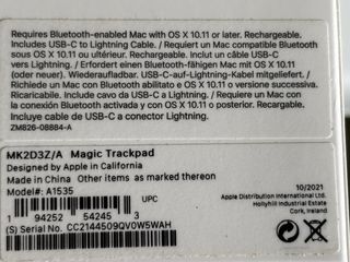 Apple Magic Trackpad Nuevo. A1535
