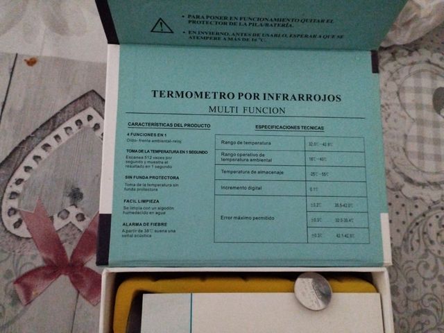 Termómetro Infrarrojo CASTEN 4 en 1