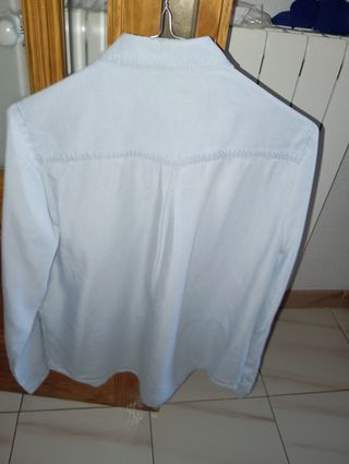 Camisa vaquera mujer azul