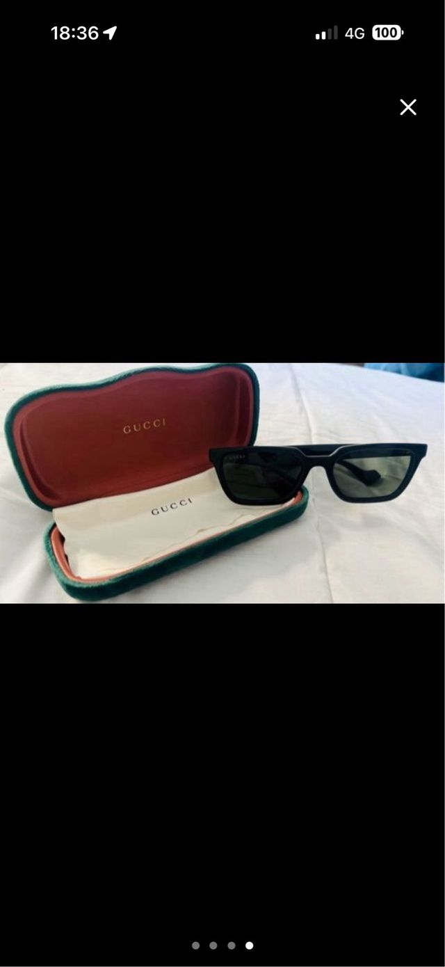 Gafas de sol Gucci negras