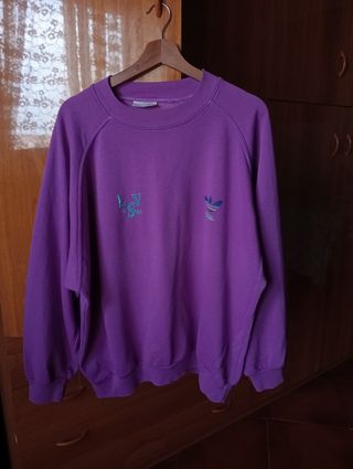 Felpa vintage Adidas viola