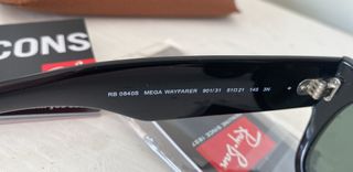 Gafas Ray-Ban Mega Wayfarer Negras Nuevas