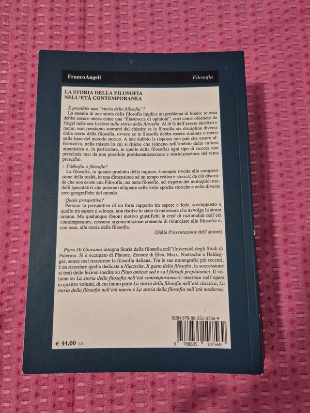La storia della filosofia nell'età contemporanea 