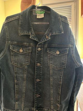 Cazadora vaquera niño Benetton talla 2xl 