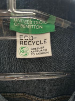 Cazadora vaquera niño Benetton talla 2xl 