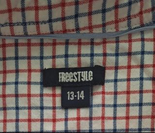 Camisa Cor Rayas Azules y Rojas Hombre