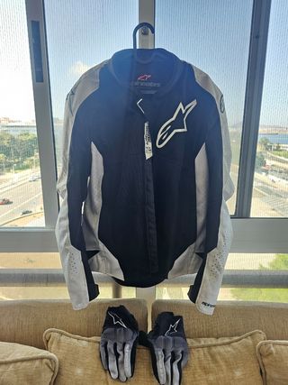 Chaqueta y Guantes Moto Alpinestars