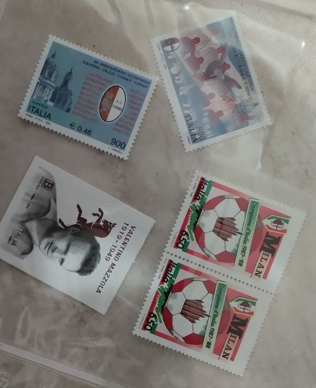 Francobolli Calcio