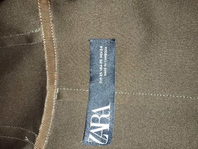 Chaqueta larga mujer verde caqui