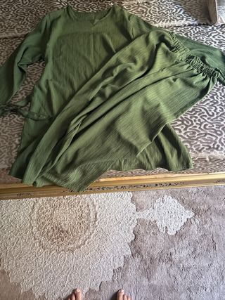 Conjunto Hijabi Verde Oliva