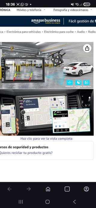 Radio Coche Pantalla 7 2DIN 45Wx4