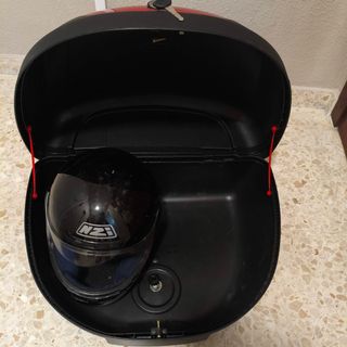 Baúl de Moto de 48L XL