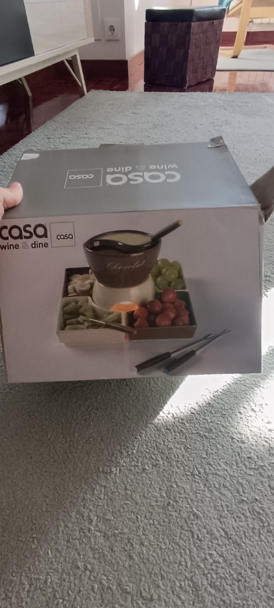 Juego Fondue Cerámica 10 Piezas