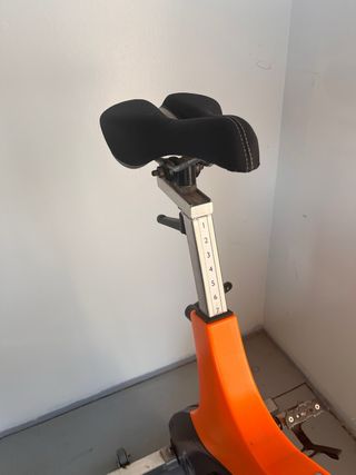 Bici Estática Spinning Naranja/Negra