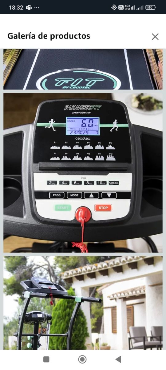 Cinta de correr Cecotec RunFit Sprint