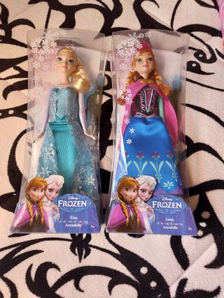 Muñecas Disney Frozen Elsa y Anna en persona