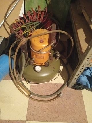 Compresor de aire con mangueras
