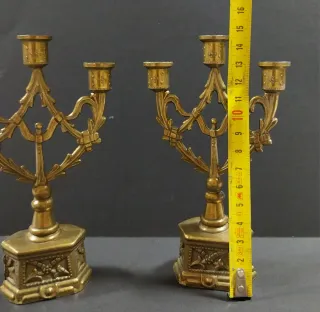 Coppia Candelabri Miniatura