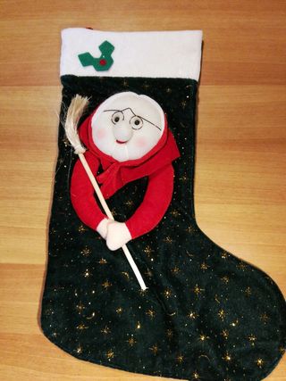 Calza Befana con brillantini