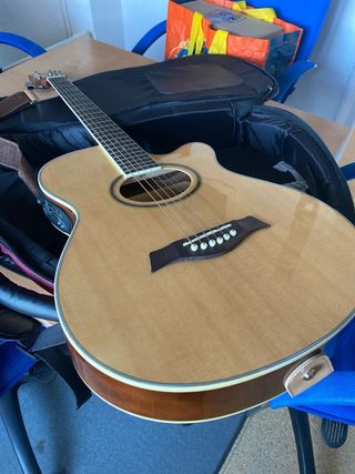 Guitarra Española Eléctrica Garrido Fusión CE NT