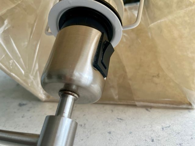 Lámpara de pared moderna tela y metal